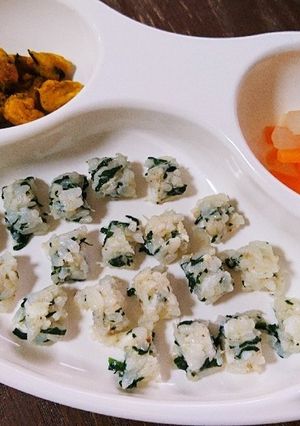 離乳食後期♪ミニミニおにぎり大量生産法-レシピのメイン写真