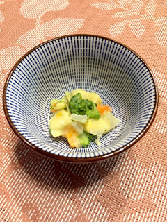 離乳食後期☆さつまいもサラダ-レシピのメイン写真