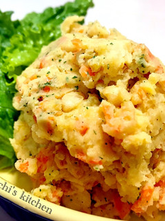 レンジで簡単!たぬき味噌のポテトサラダ-レシピのメイン写真