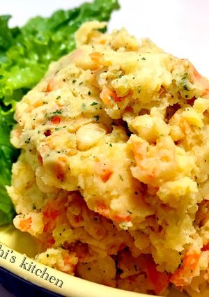 レンジで簡単！たぬき味噌のポテトサラダ-レシピのメイン写真