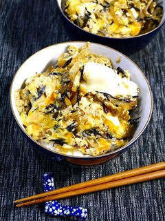 簡単!ひじき丼 #痛風骨粗鬆症対策-レシピのメイン写真