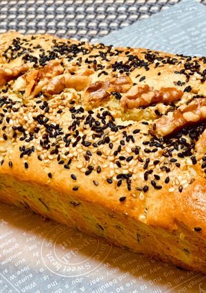 季節は秋❤ゴマ&さつまいもたっぷりケーキ-レシピのメイン写真