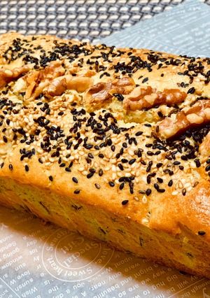 季節は秋❤ゴマ&さつまいもたっぷりケーキ-レシピのメイン写真