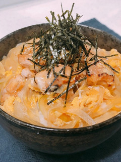 一人暮らしのやきとりの親子丼-レシピのメイン写真