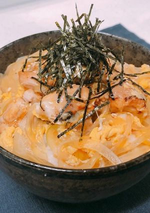 一人暮らしのやきとりの親子丼-レシピのメイン写真