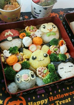 子供喜ぶポケモンキャラ弁#運動会#お弁当-レシピのメイン写真
