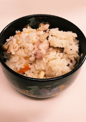 簡単！美味しい☆わが家の鶏肉炊き込みご飯-レシピのメイン写真