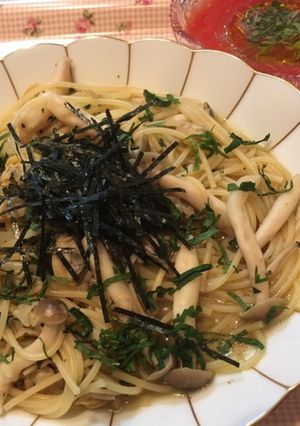 アサリときのこの和風スープパスタ-レシピのメイン写真