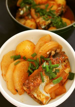 さんまのコチュジャン煮・꽁치고추장조림-レシピのメイン写真