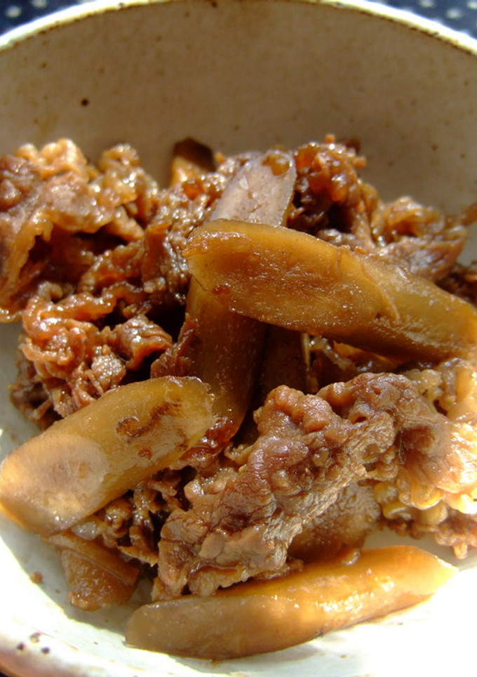 牛肉とごぼうの煮物-レシピのメイン写真
