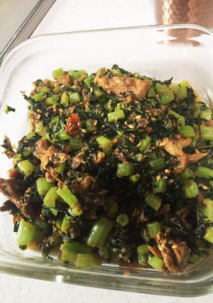 大根葉DEサバ缶-レシピのメイン写真