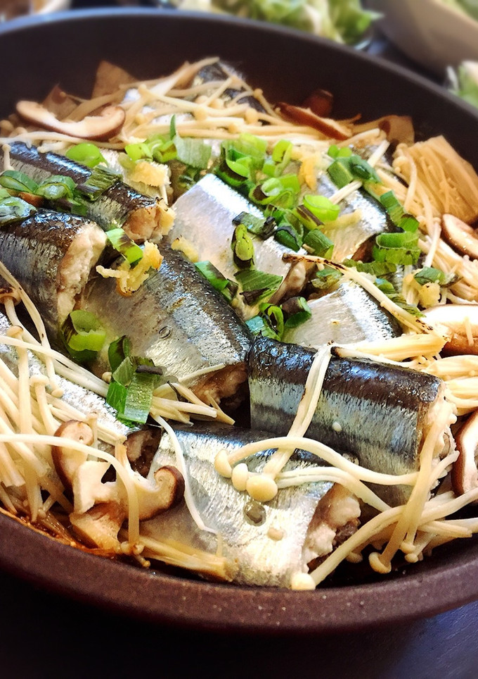秋刀魚のきのこ蒸し-レシピのメイン写真