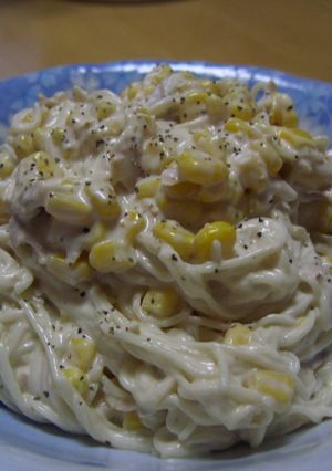 カレーのお供に…マヨそうめん-レシピのメイン写真