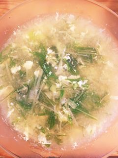水菜のスープ-レシピのメイン写真
