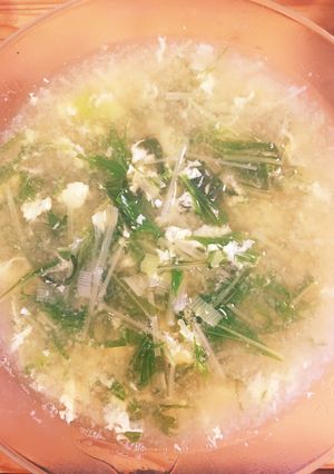 水菜のスープ-レシピのメイン写真