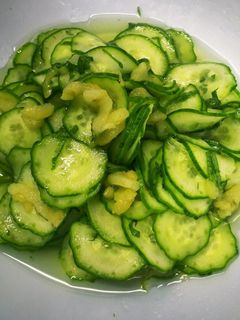 胡瓜と生ずいき酢の物-レシピのメイン写真