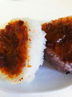 オーブンで簡単!残りご飯で味噌焼おにぎり-レシピのメイン写真