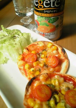 簡単！ミニピザ-レシピのメイン写真