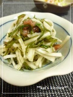 大根とめかぶのポン酢和え-レシピのメイン写真