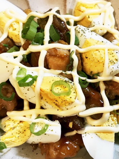 旨い!鳥ももと卵のこってり味噌和え!-レシピのメイン写真