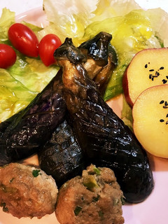 ナスと肉団子だし醤油煮♡-レシピのメイン写真
