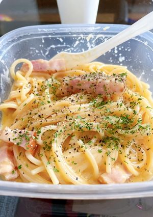 【電子レンジで】カルボナーラ-レシピのメイン写真