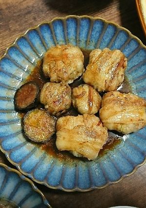 初めての！ナスの豚バラ巻き！-レシピのメイン写真