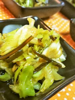キャベツと塩こんぶの旨み和え(お漬物風)-レシピのメイン写真