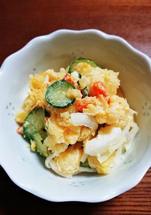 レンジで簡単☆ポテサラ☆コンソメ味☆-レシピのメイン写真
