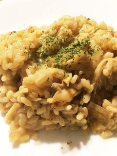 マイタケのチーズリゾット-レシピのメイン写真