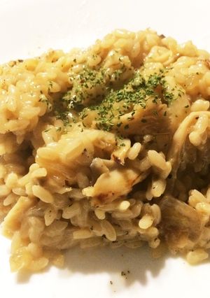 マイタケのチーズリゾット-レシピのメイン写真