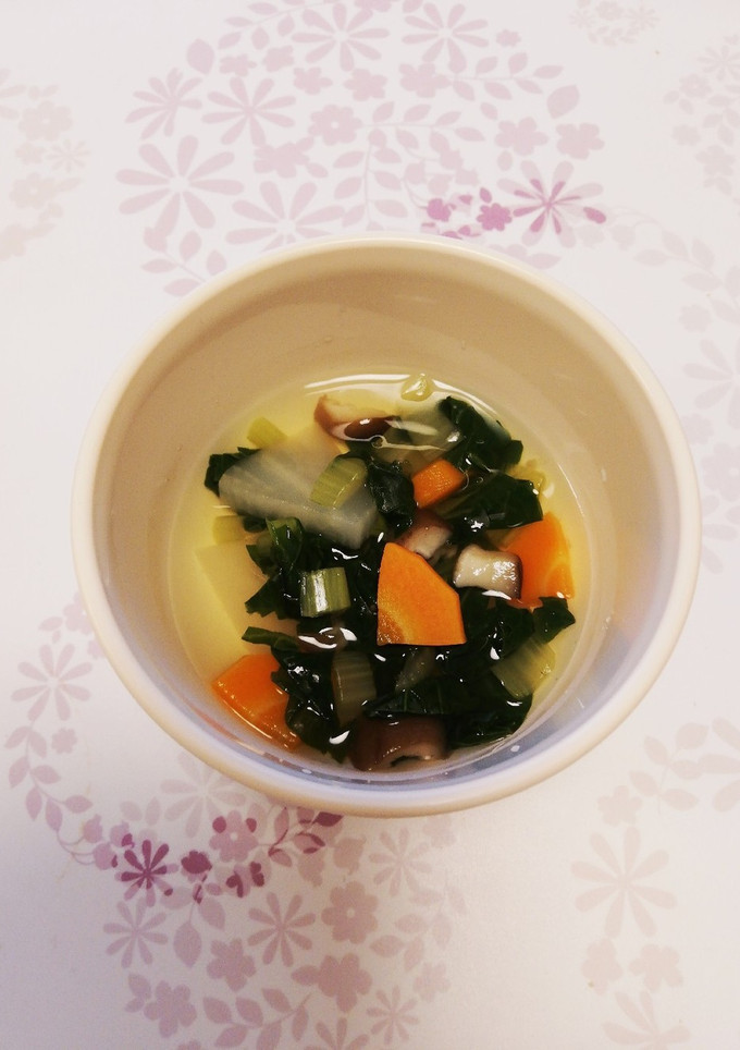 簡単☆離乳食後期〜野菜と椎茸のスープ♪-レシピのメイン写真