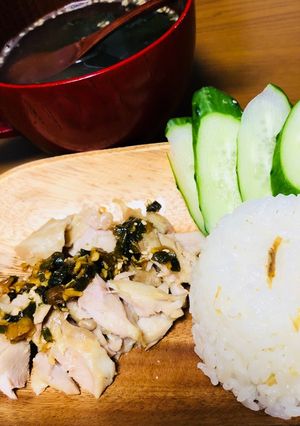 炊飯器で楽チン簡単☆カオマンガイ☆-レシピのメイン写真