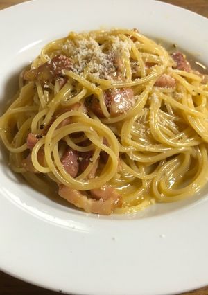 絶対に失敗しないカルボナーラ-レシピのメイン写真