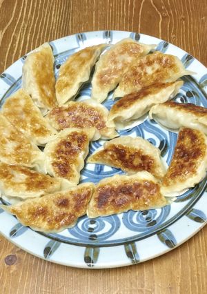 雑な男料理：生姜とニンニクなしの餃子！！-レシピのメイン写真