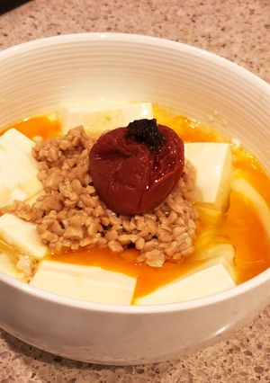 納豆のうめ卵豆腐-レシピのメイン写真