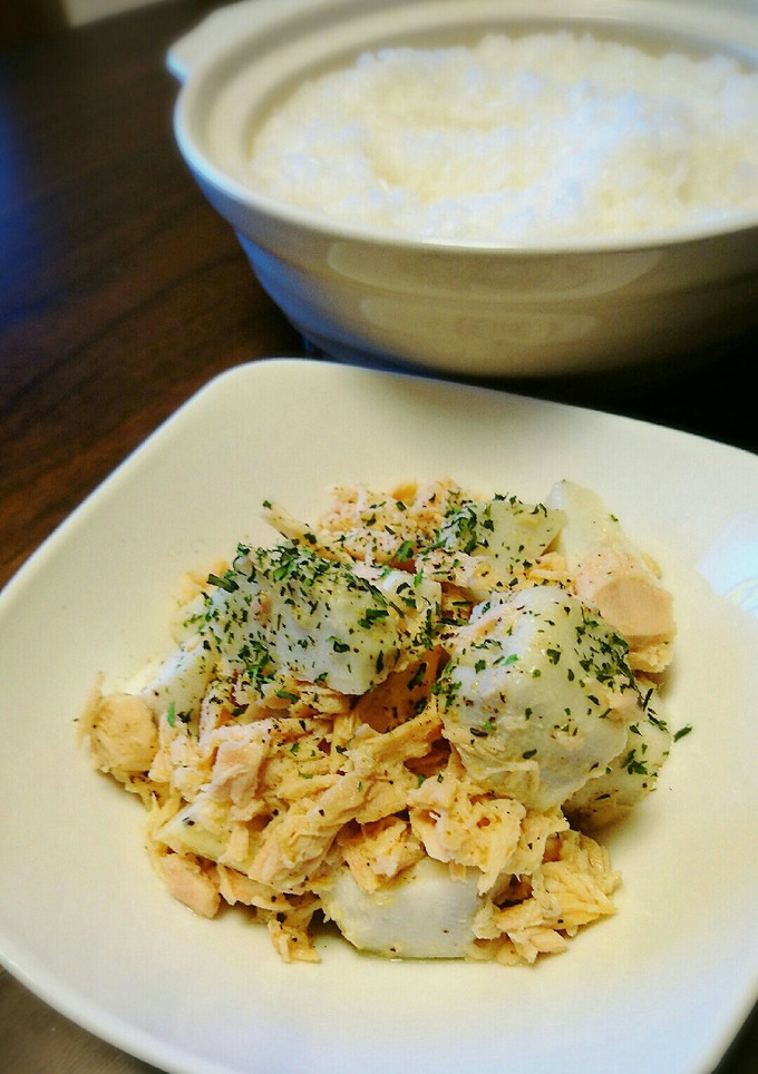 里芋のつな和え-レシピのメイン写真