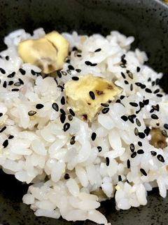 簡単 炊飯器 栗ご飯-レシピのメイン写真