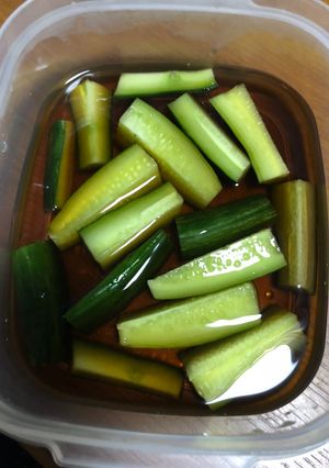 きゅうりの麺つゆ漬け-レシピのメイン写真