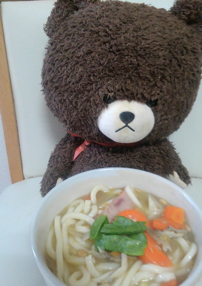 納豆とカレーのとろみうどん-レシピのメイン写真