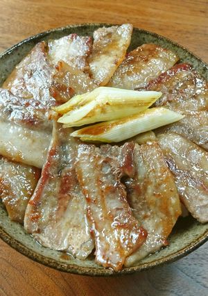 焦し豚の塩だれ丼-レシピのメイン写真