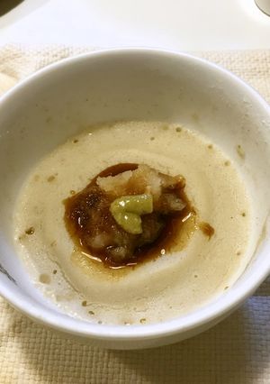 むちゃ簡単！健康！夜食のそばがき-レシピのメイン写真