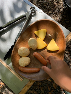 キャンプダッチで3種一気にスモーク-レシピのメイン写真