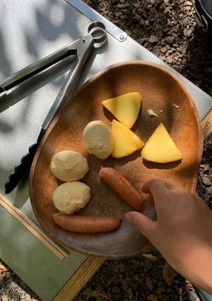 キャンプダッチで3種一気にスモーク-レシピのメイン写真