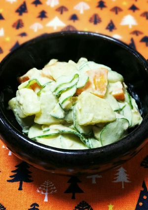 食欲アップ♡ツナカレーポテトサラダ-レシピのメイン写真