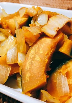 かぼちゃの洋風煮物(コンソメ味)-レシピのメイン写真