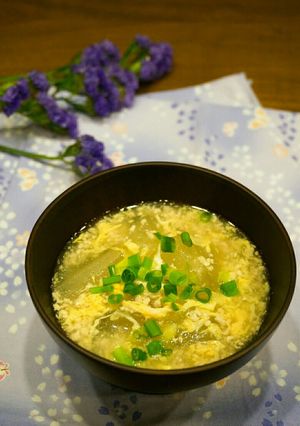 冬瓜と鶏ひき肉のかき玉煮-レシピのメイン写真
