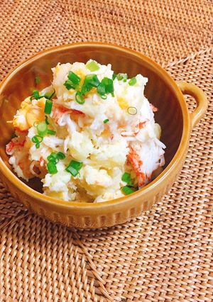 ごま油入れて！＊カニ玉風ポテトサラダ＊-レシピのメイン写真