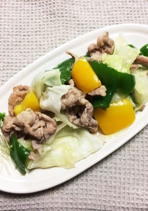 彩り☆後がけアレンジ☆低糖質塩野菜炒め-レシピのメイン写真