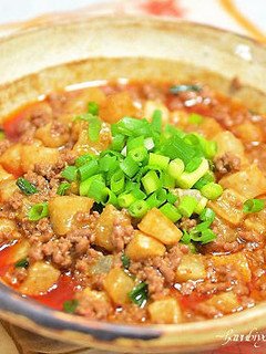 じゅわっと揚げた大根で四川風麻婆大根♪-レシピのメイン写真